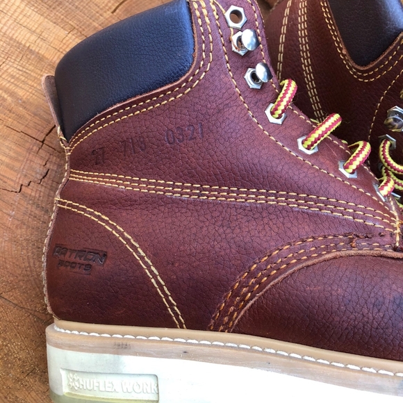 Patron 713 Work Boots Size 8 US. Color Brown. Like New. - Picture 9 of 9